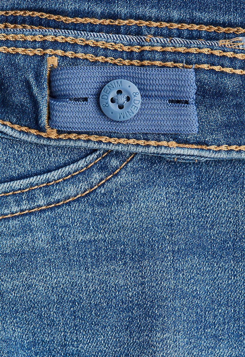 H&M - Denim shorts - denim blue 