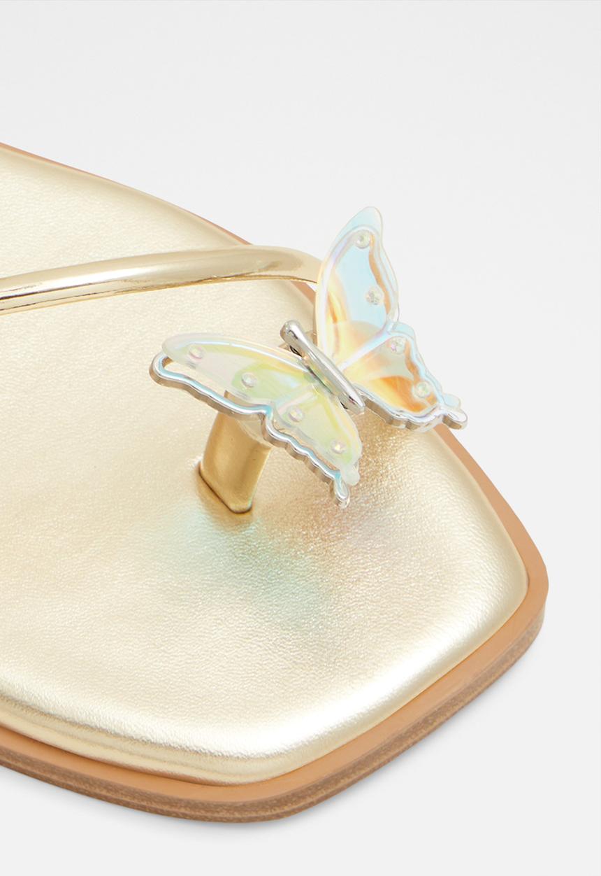 ALDO - Glasswing sandal - gold