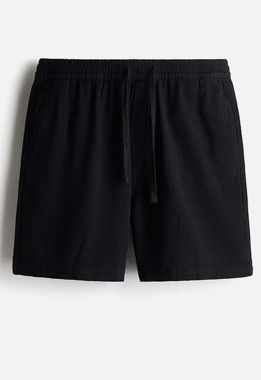 H&M - Regular fit woven shorts - dark blue