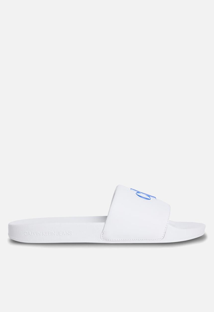 Calvin Klein - Slide jelly mono pu - white 