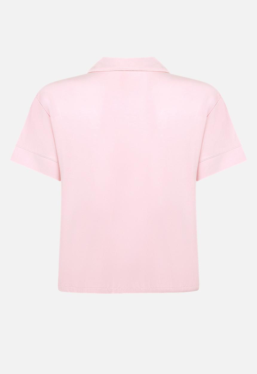 Hunkemoller - Jacket ss jersey essential - pink