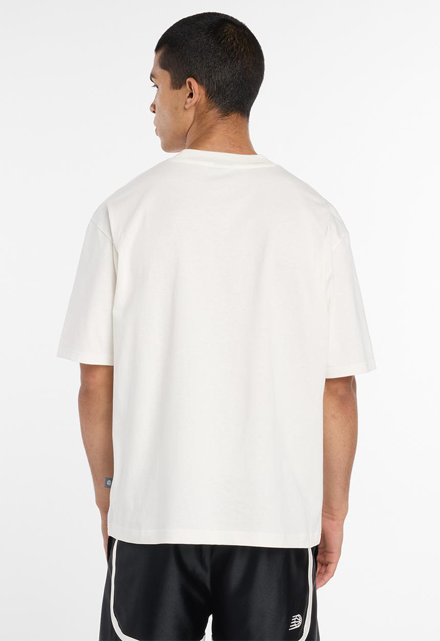 New Balance  - Hoops Championship Graphic Tee - Off White