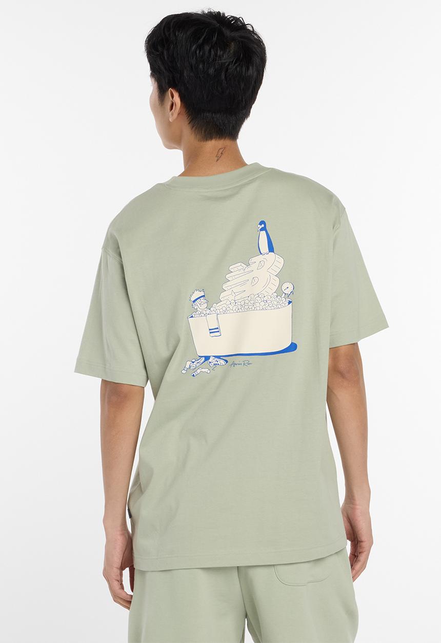 New Balance  - New Balance Cold Tub Tee - Green