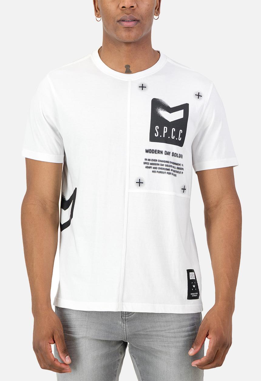 S.P.C.C - Judd Tee  - Regular Fit Fashion Tees Optical White
