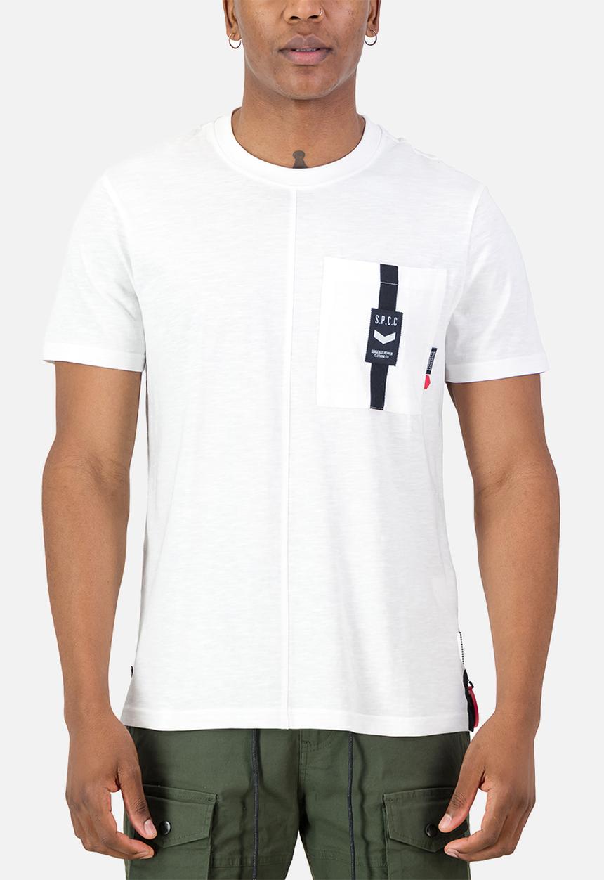 S.P.C.C - Surge Alpha Tee  - Regular Fit Fashion Tees Optical White