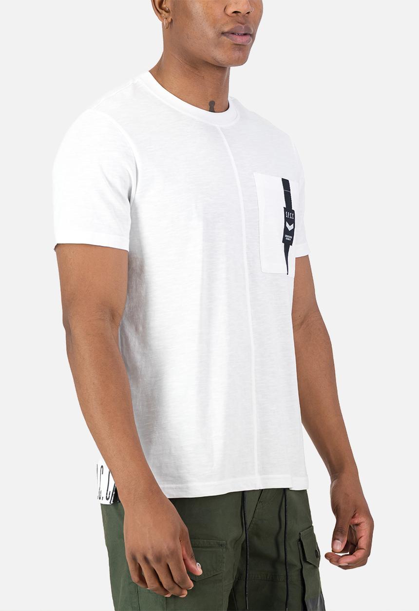 S.P.C.C - Surge Alpha Tee  - Regular Fit Fashion Tees Optical White