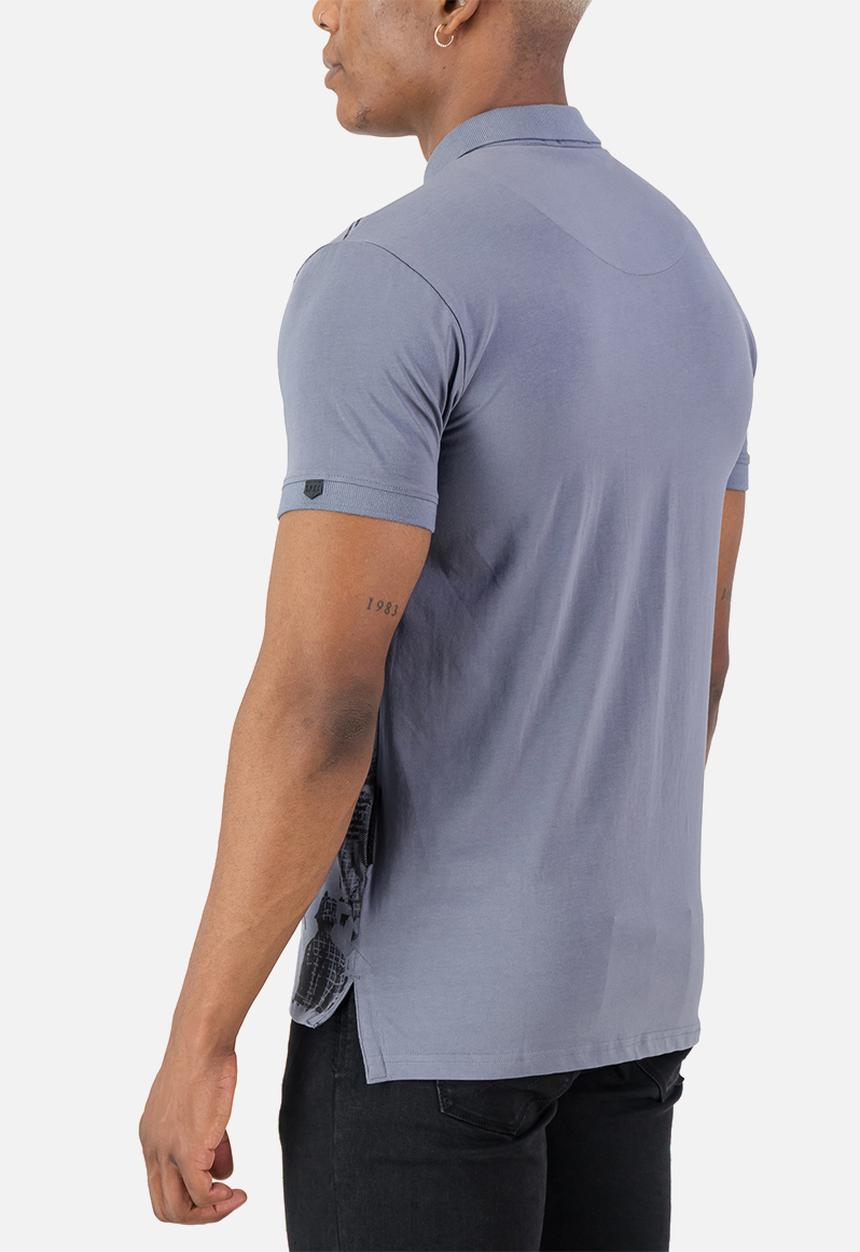 S.P.C.C - Krall Golfer  - Slimline Fit Fashion Polos Slate