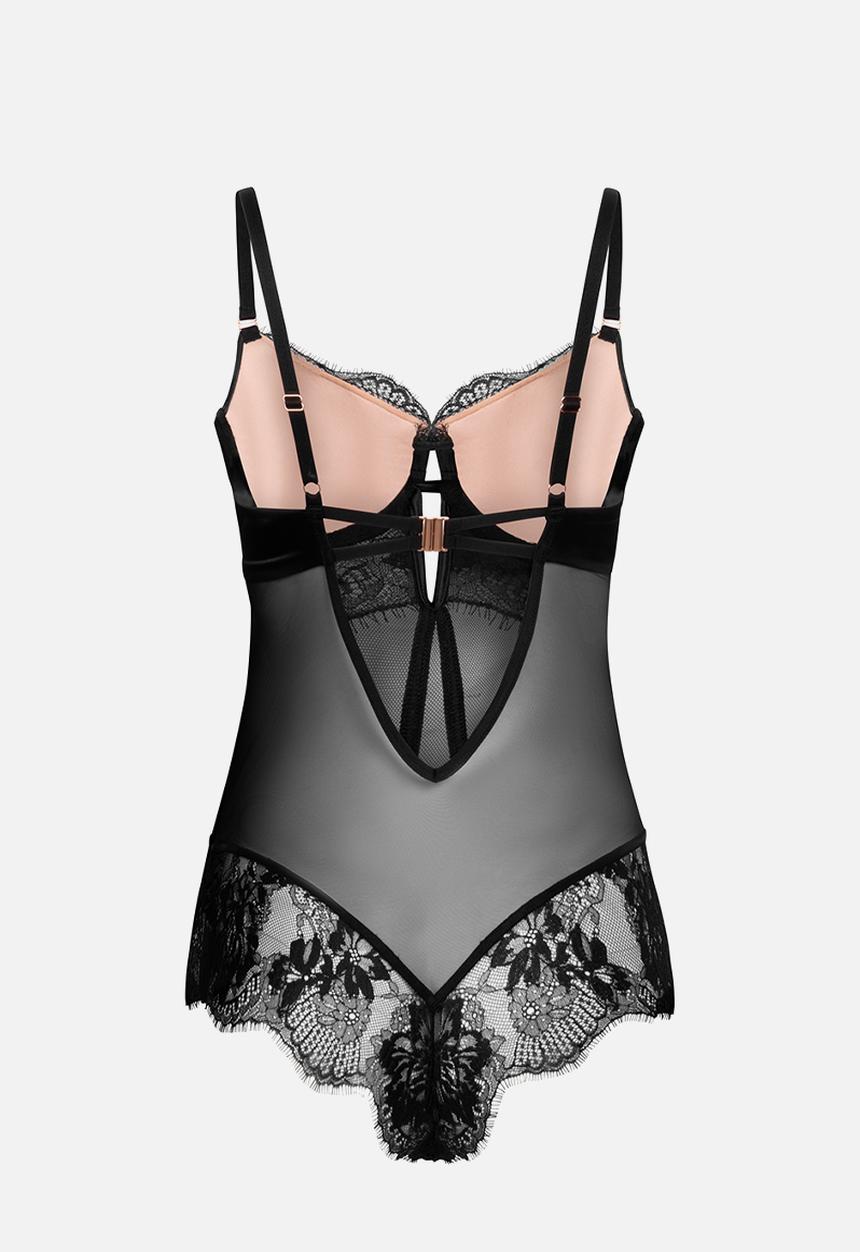 Hunkemoller - Tiah body - caviar