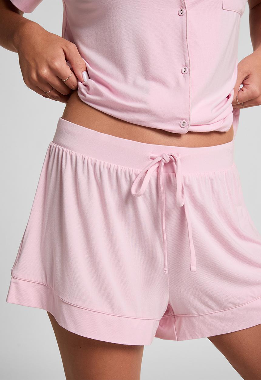 Hunkemoller - Short jersey essential - pink