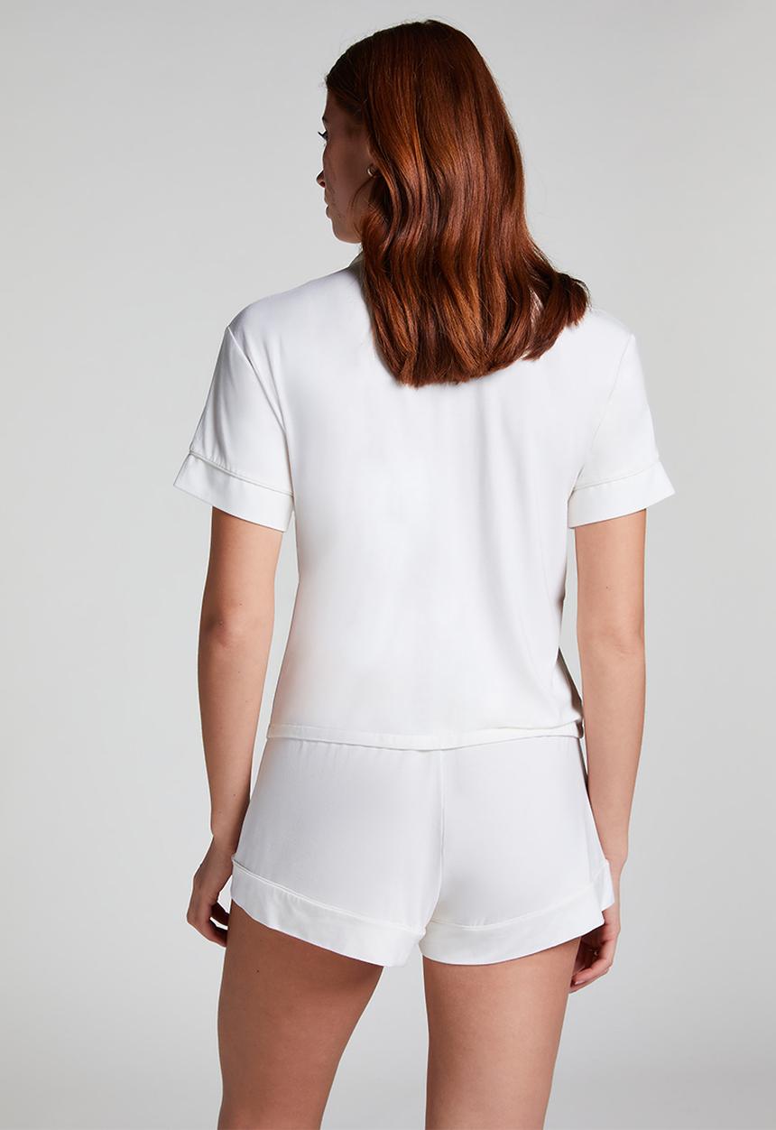 Hunkemoller - Short jersey essential - whisper white