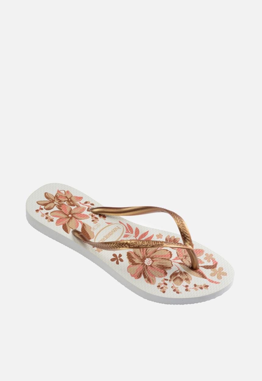 Havaianas - Slim Organic - White & Golden
