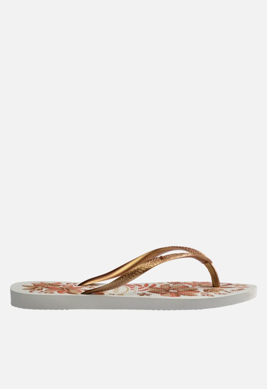 Havaianas - Slim Organic - White & Golden