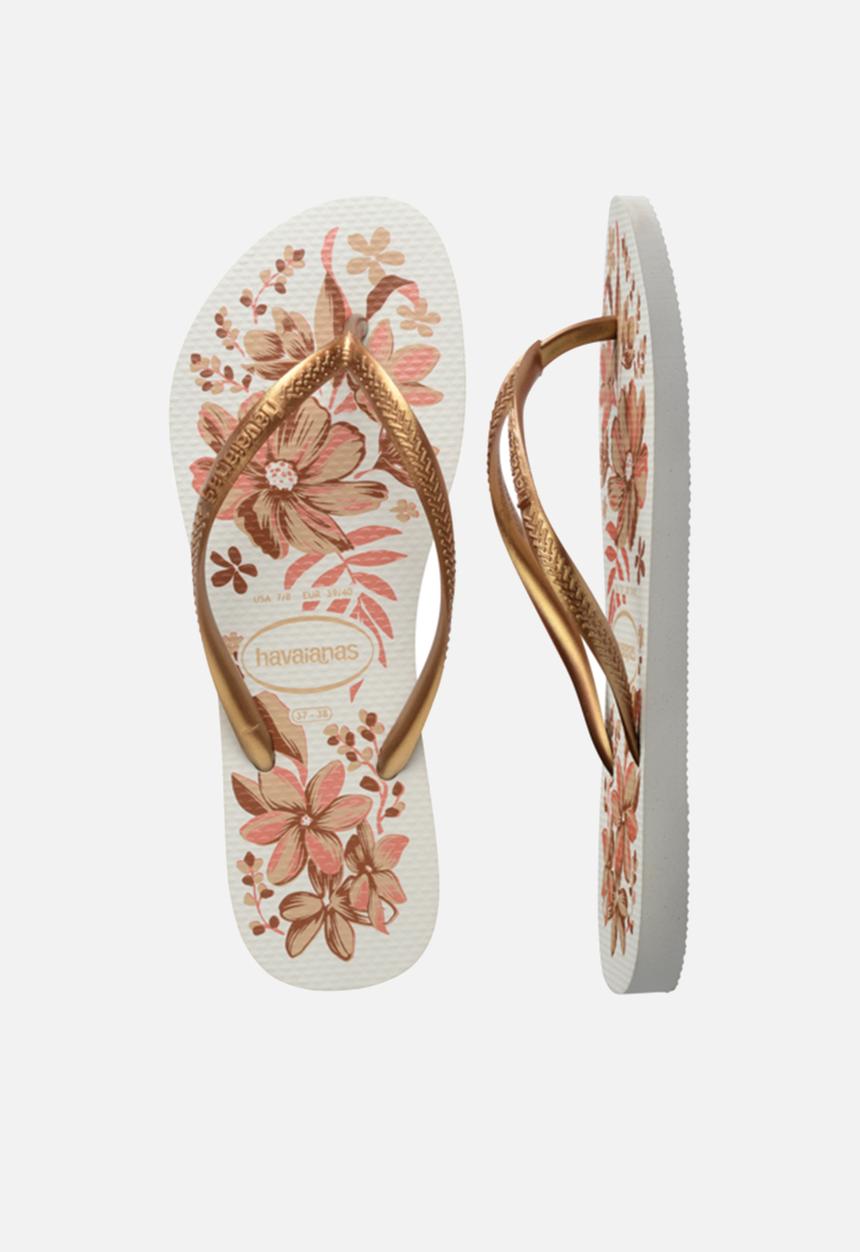 Havaianas - Slim Organic - White & Golden