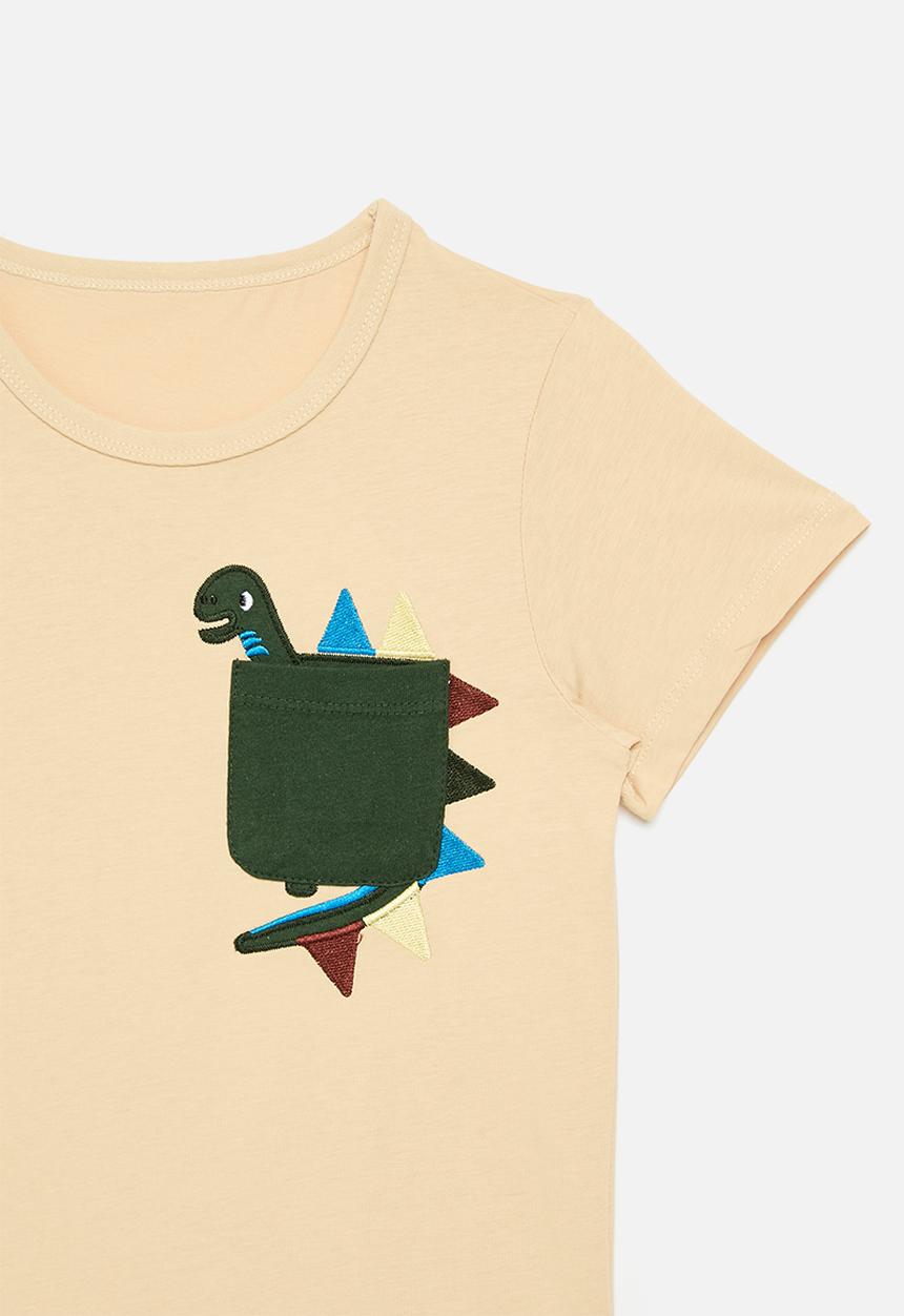 Pop Candy - Printed tee - ecru