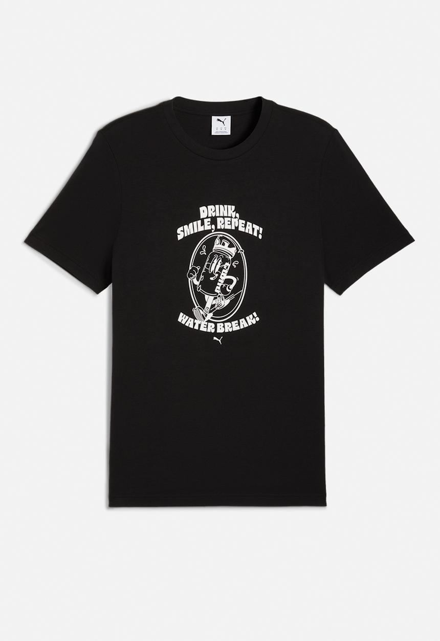 PUMA - Graphic Water Tee - Puma Black