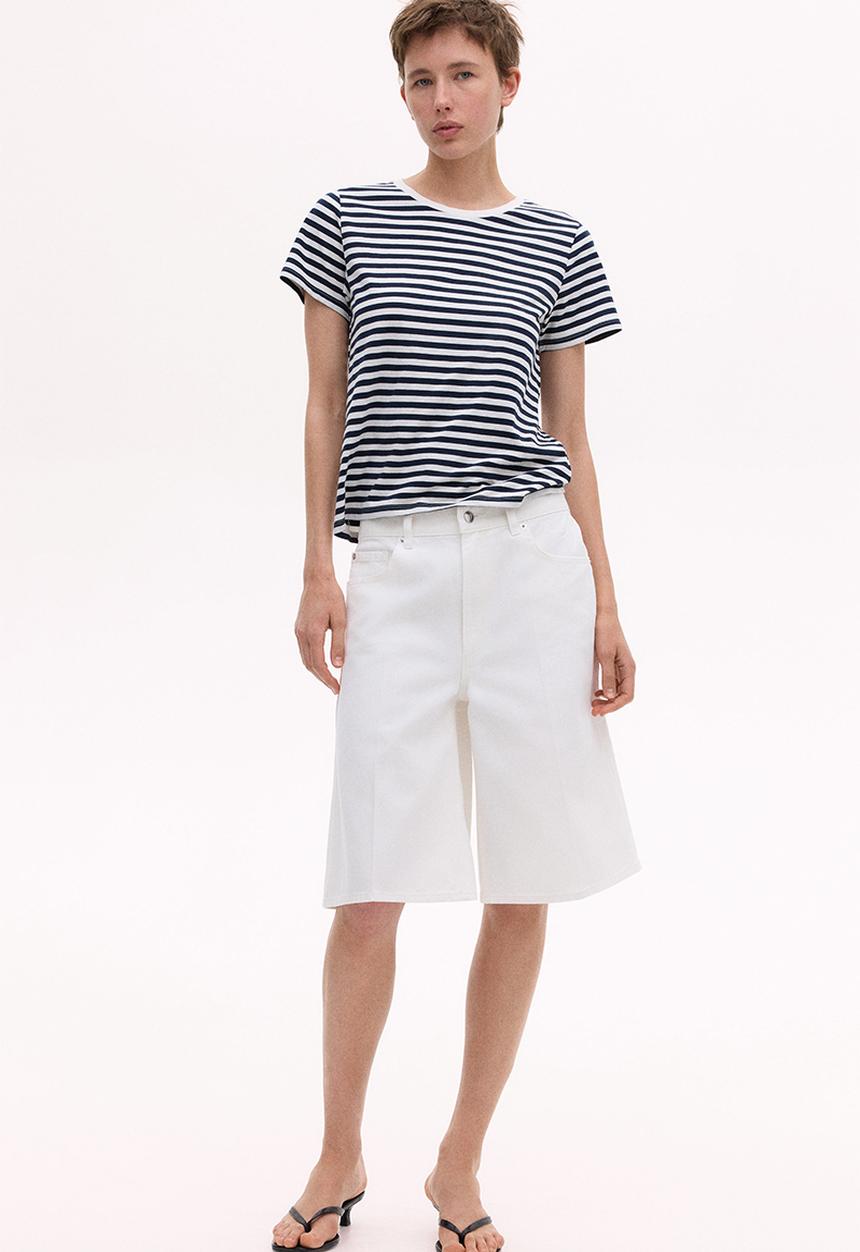 H&M - Cotton t-shirt - white striped