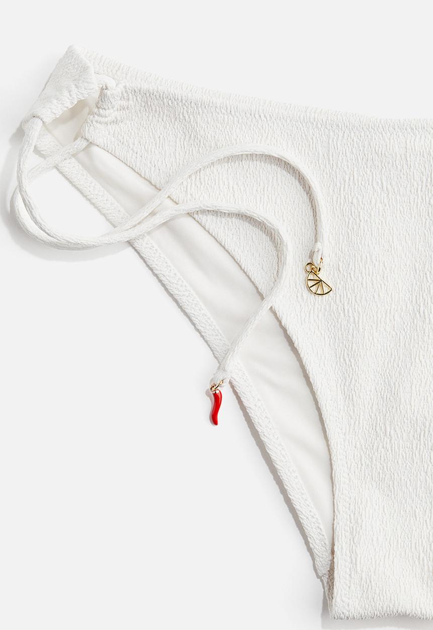 H&M - Tie tanga cheeky bikini bottoms - white