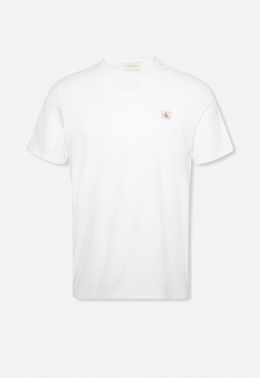 Calvin Klein - Short sleeve Badge 30S Jersey Classic Tee - Bright White