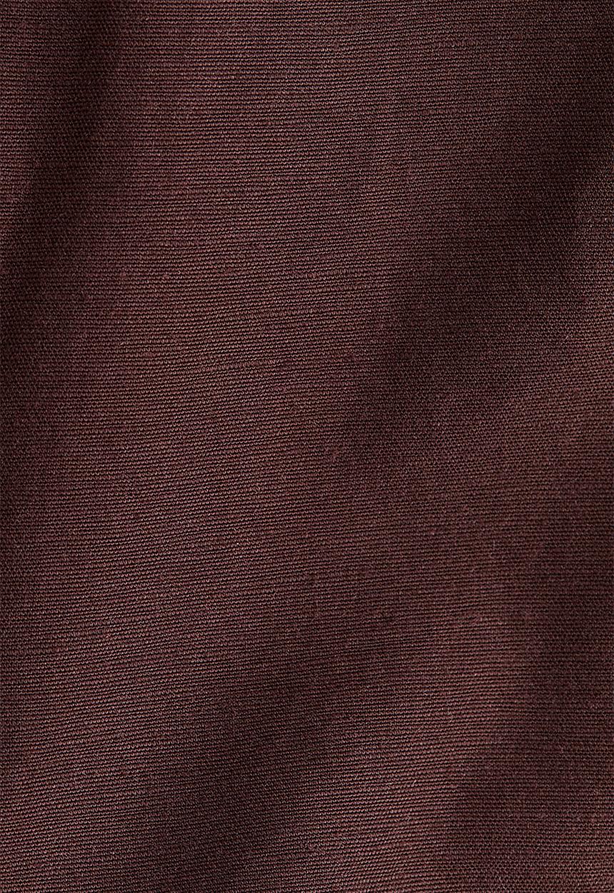 H&M - Tailored linen-blend trousers - dark brown