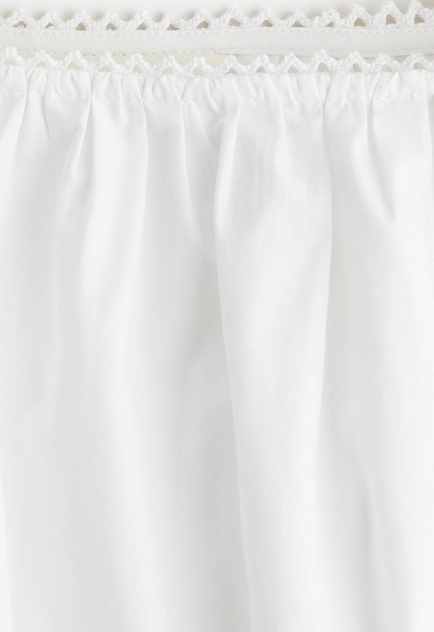 H&M - Short blouse - white