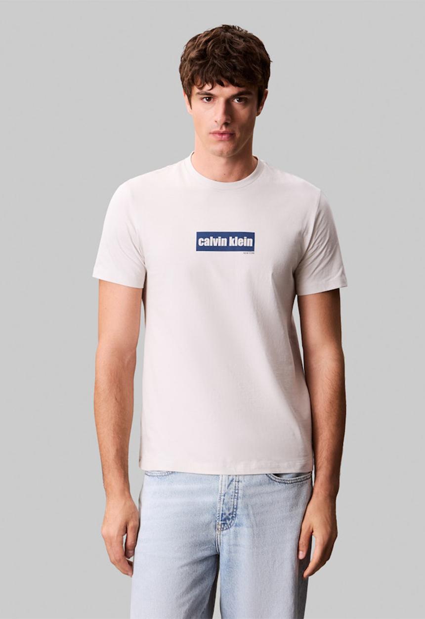 Calvin Klein - Short sleeve 30S Eu Calvin Line Bogo Graphic Tee - Moonstruck
