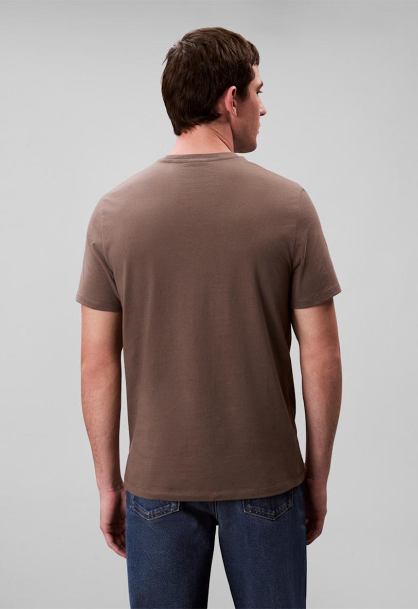 Calvin Klein - Short sleeve Smooth Cttn Solid Crewnk Tee - Morel