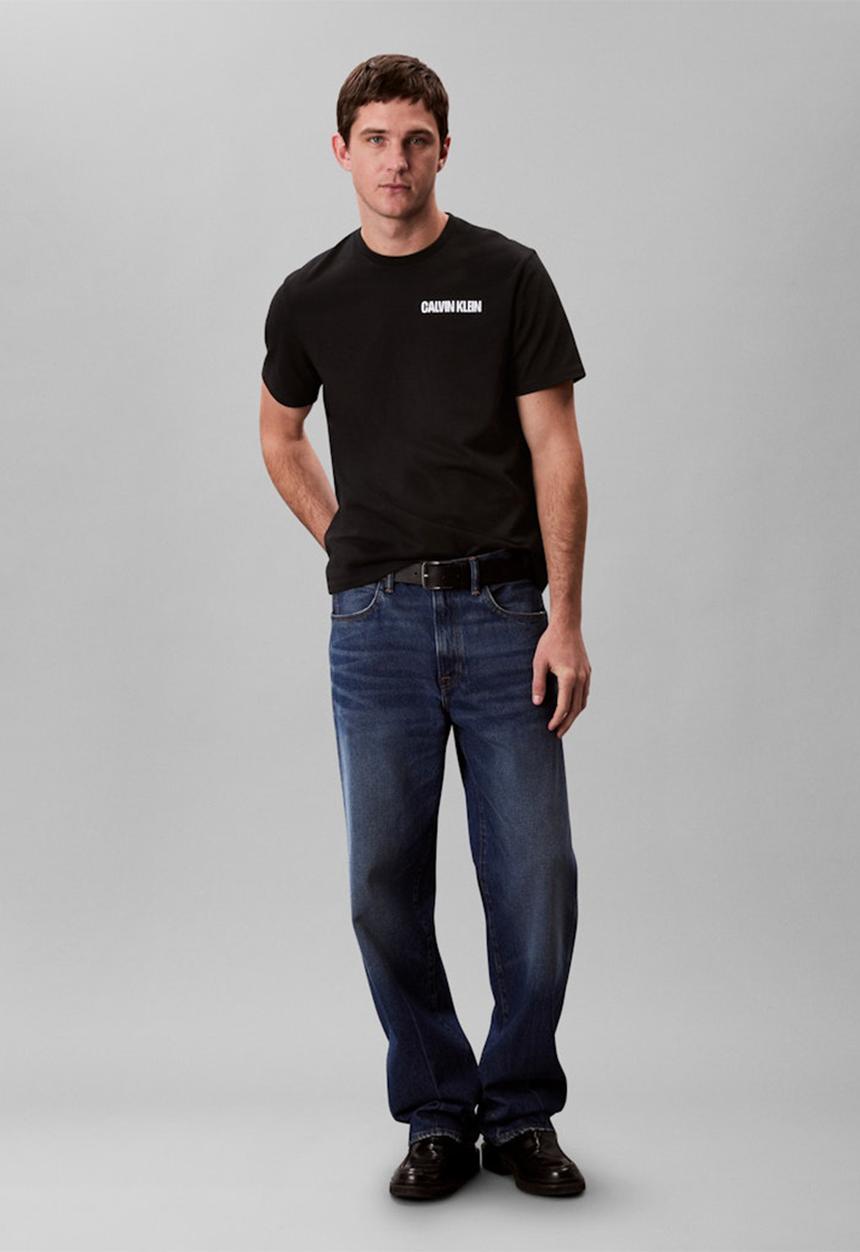 Calvin Klein - Short sleeve 20S Calvin Line 3Dbox Graphic Tee - Black