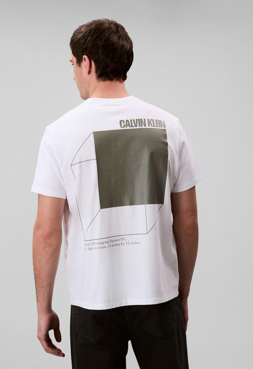 Calvin Klein - Short sleeve 20S Calvin Line 3Dbox Graphic Tee - Brilliant White