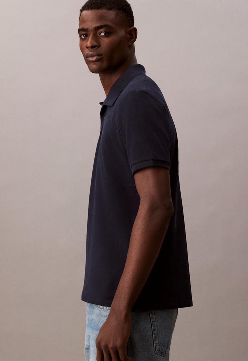 Calvin Klein - Short sleeve Casual Pique Classic Polo - Dark Sapphire