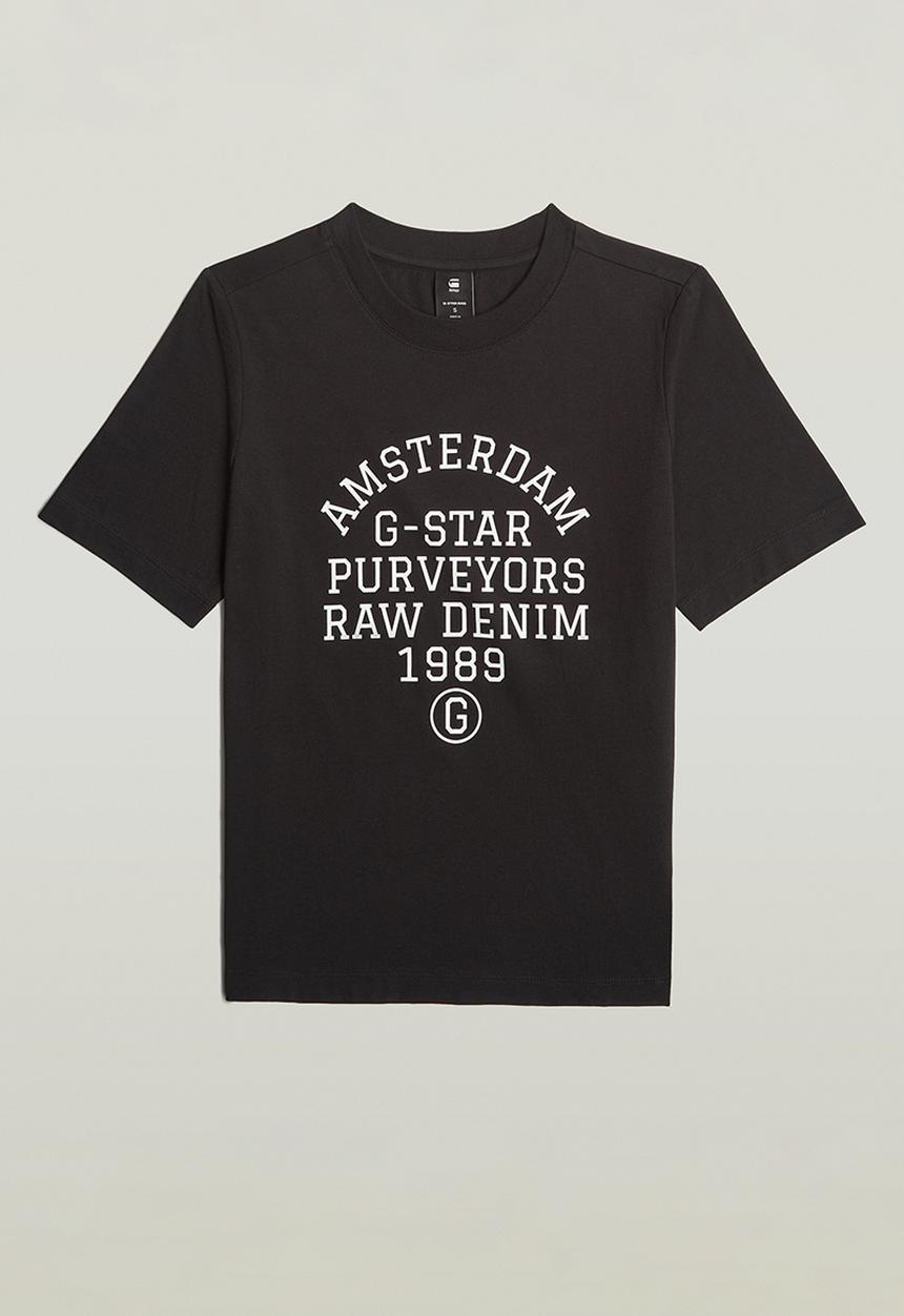 G-STAR - Text Graphic T-Shirt Wmn - Black