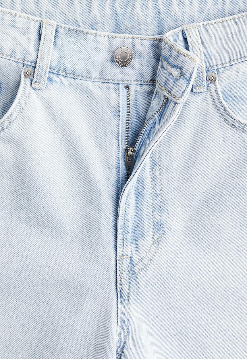 H&M - Denim bermuda shorts - pale denim blue