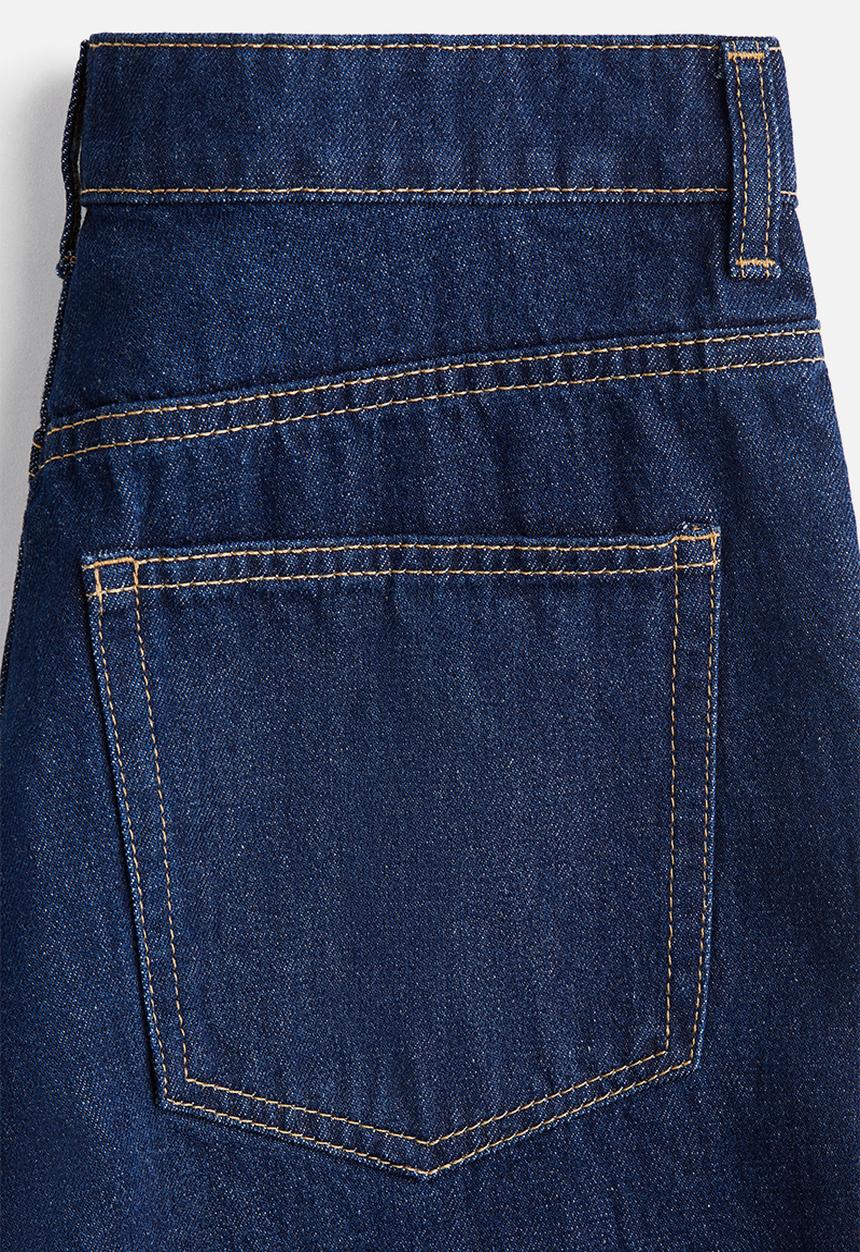 H&M - Denim bermuda shorts - dark denim blue