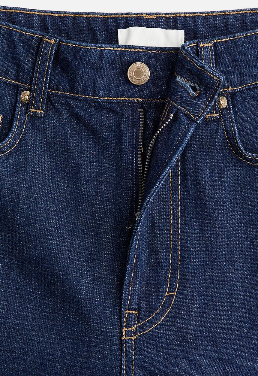 H&M - Denim bermuda shorts - dark denim blue
