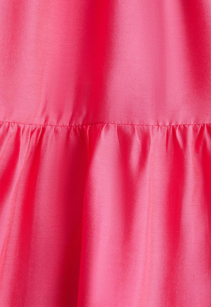 H&M - Tiered midi dress - bright pink