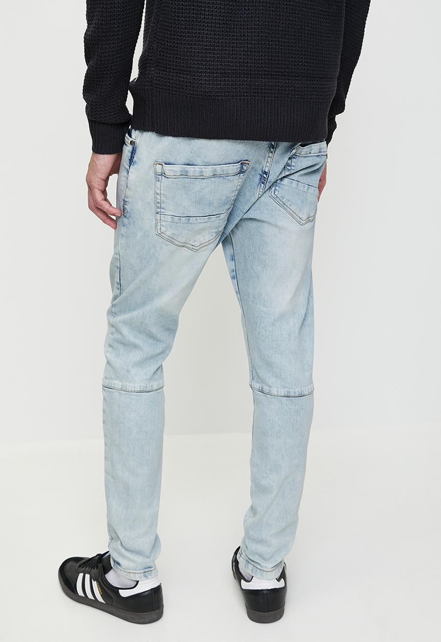 Brave Soul - Skinny Fit Denim Jean Acid Wash - Reg Length