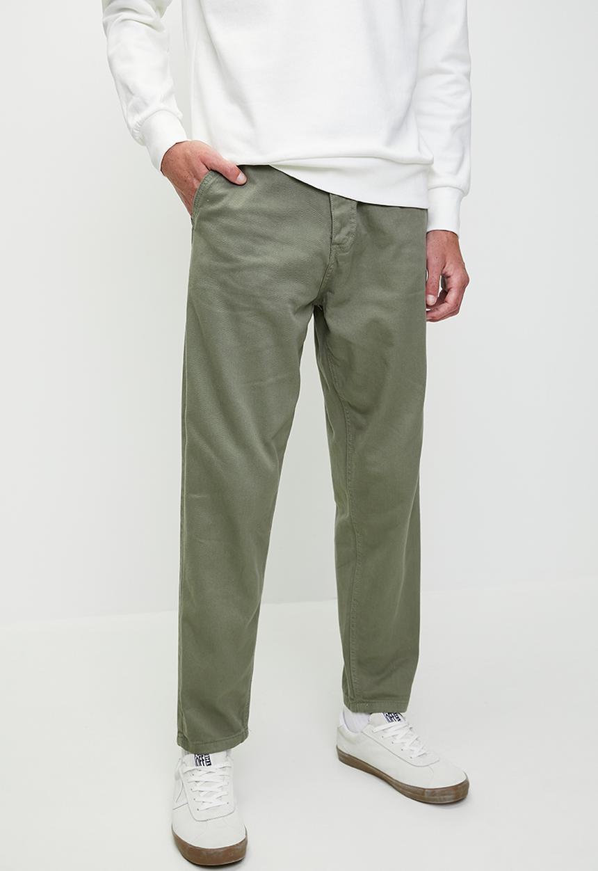 Brave Soul - Denim Loose Fit Jean- Khaki Regular Length