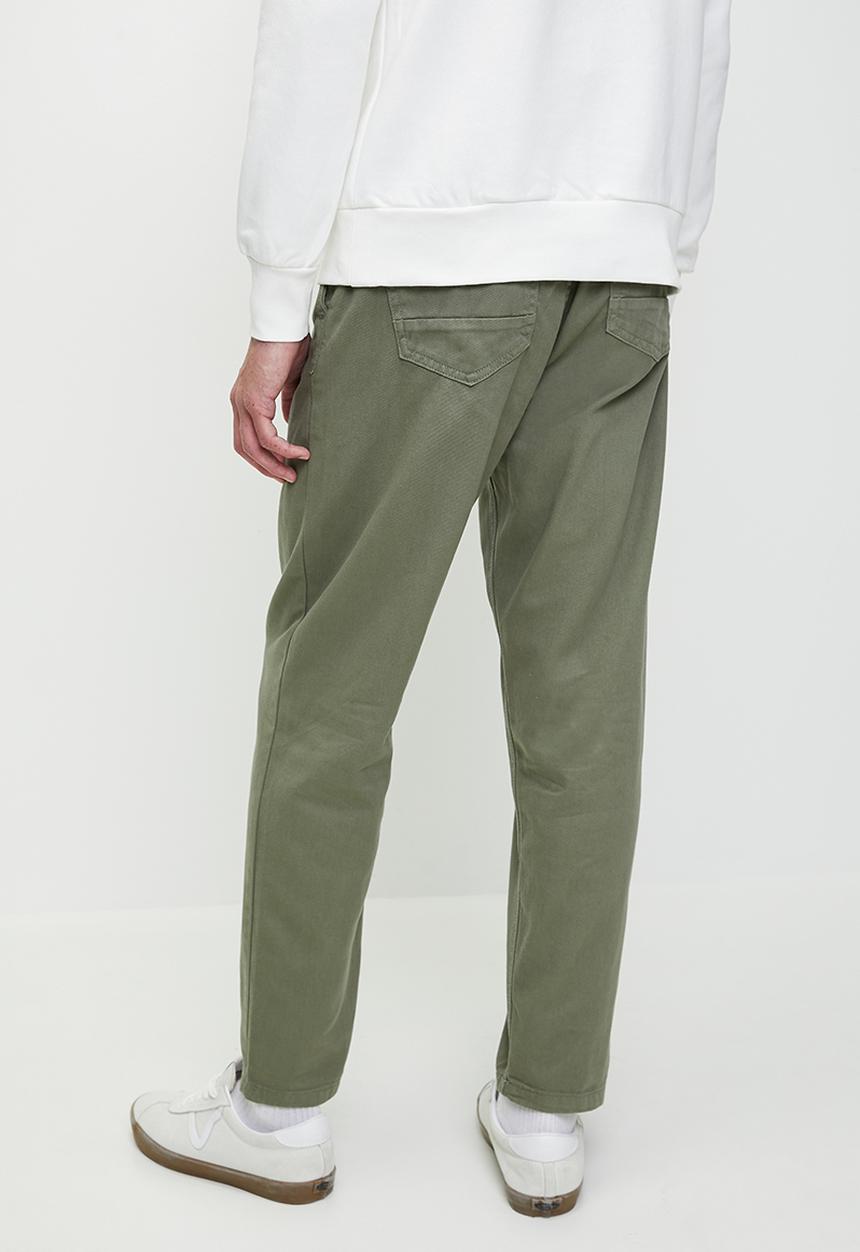 Brave Soul - Denim Loose Fit Jean- Khaki Regular Length