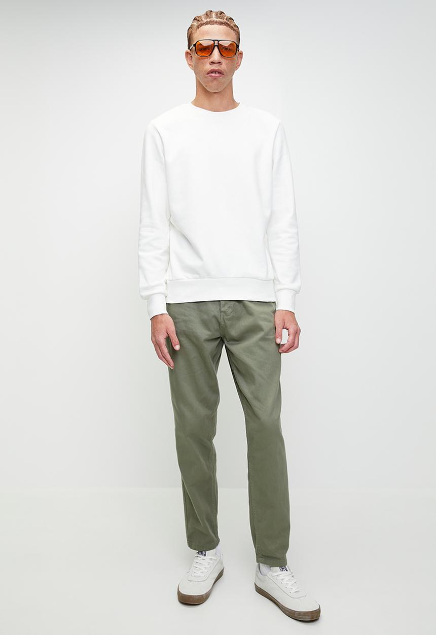 Brave Soul - Denim Loose Fit Jean- Khaki Regular Length