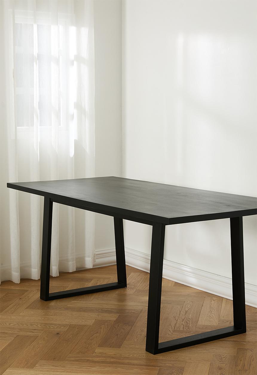 Sixth Floor - Amali mango wood dining table - black