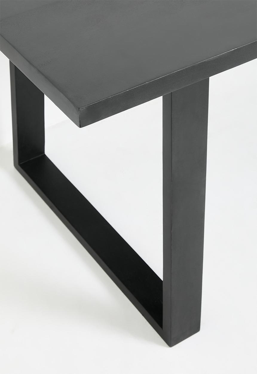 Sixth Floor - Amali mango wood dining table - black