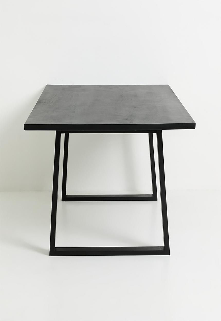 Sixth Floor - Amali mango wood dining table - black