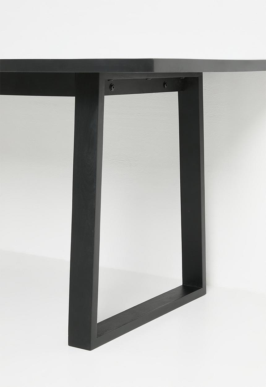 Sixth Floor - Amali mango wood dining table - black