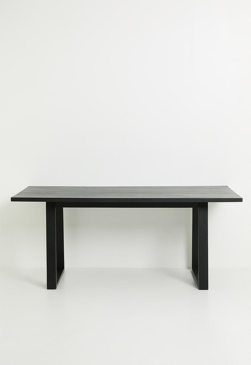 Sixth Floor - Amali mango wood dining table - black
