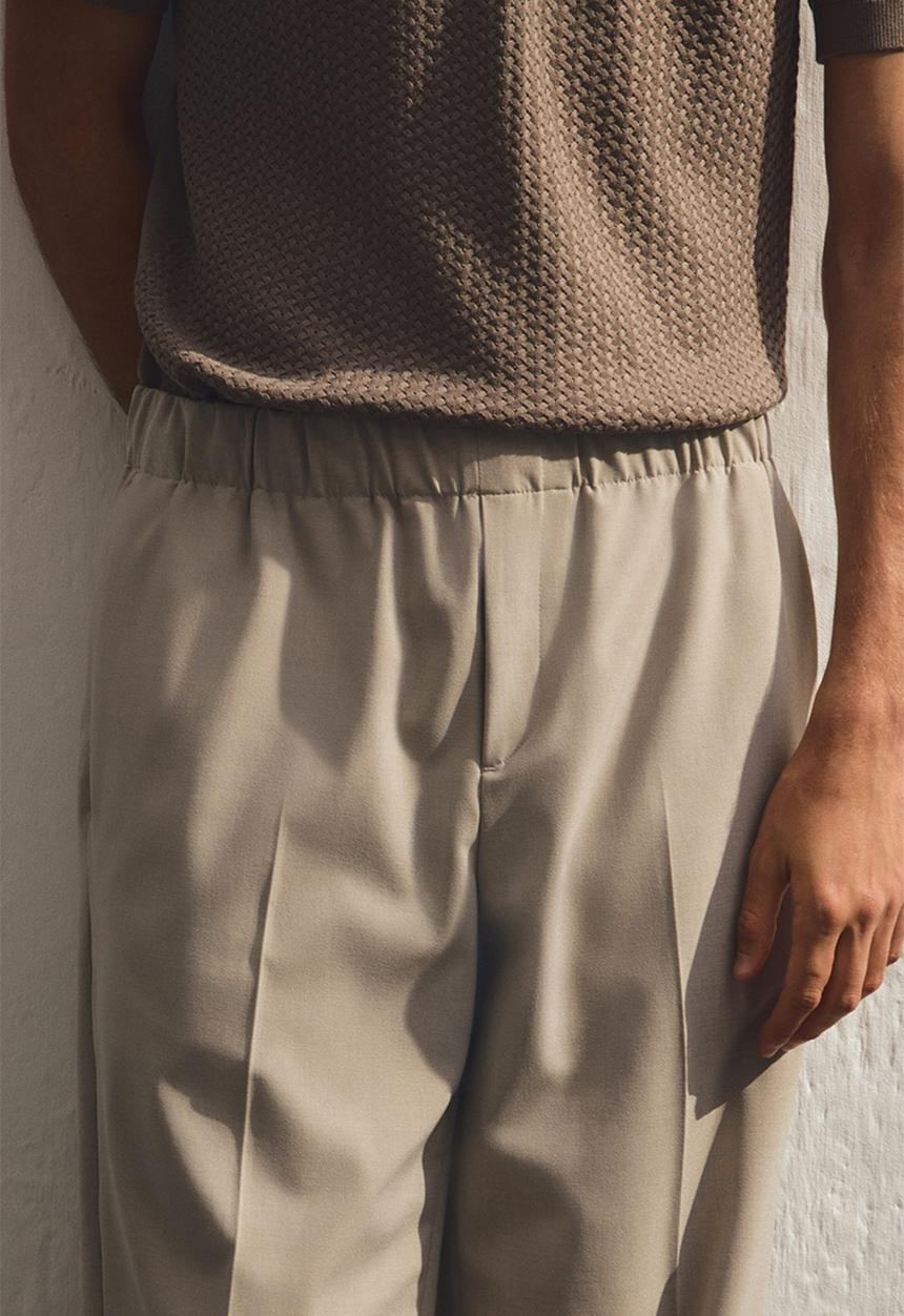 H&M - Relaxed fit trousers - beige