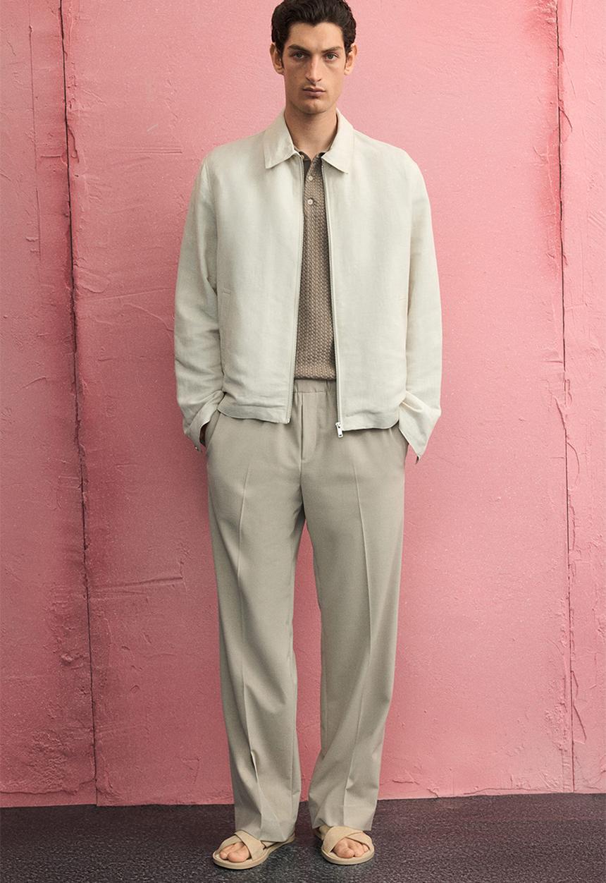 H&M - Relaxed fit trousers - beige