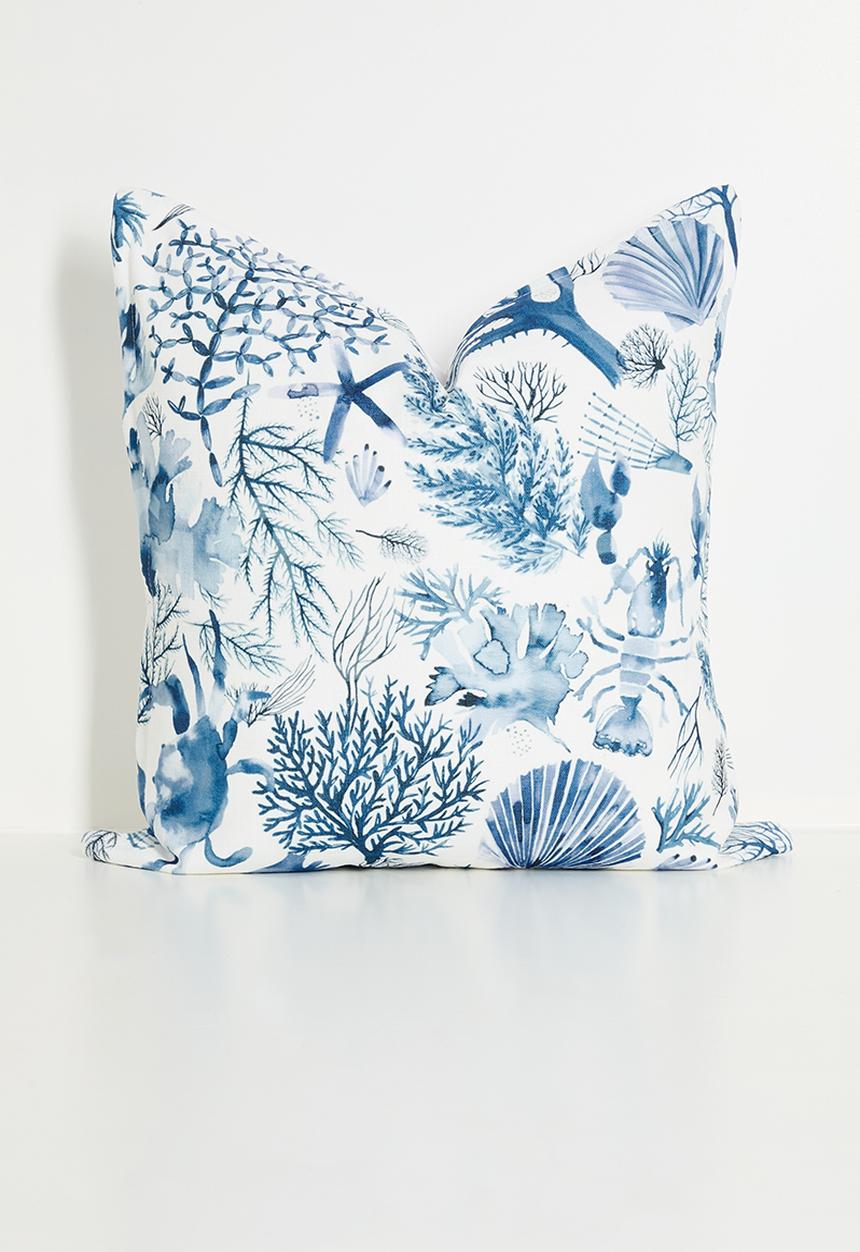 Grey Gardens - Cyprus Cushion Cover - Blue