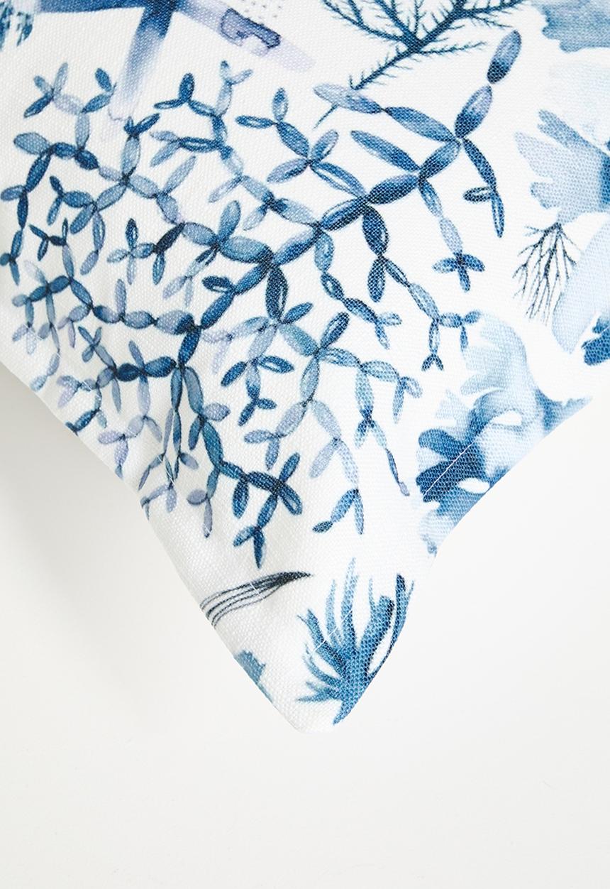 Grey Gardens - Cyprus Cushion Cover - Blue