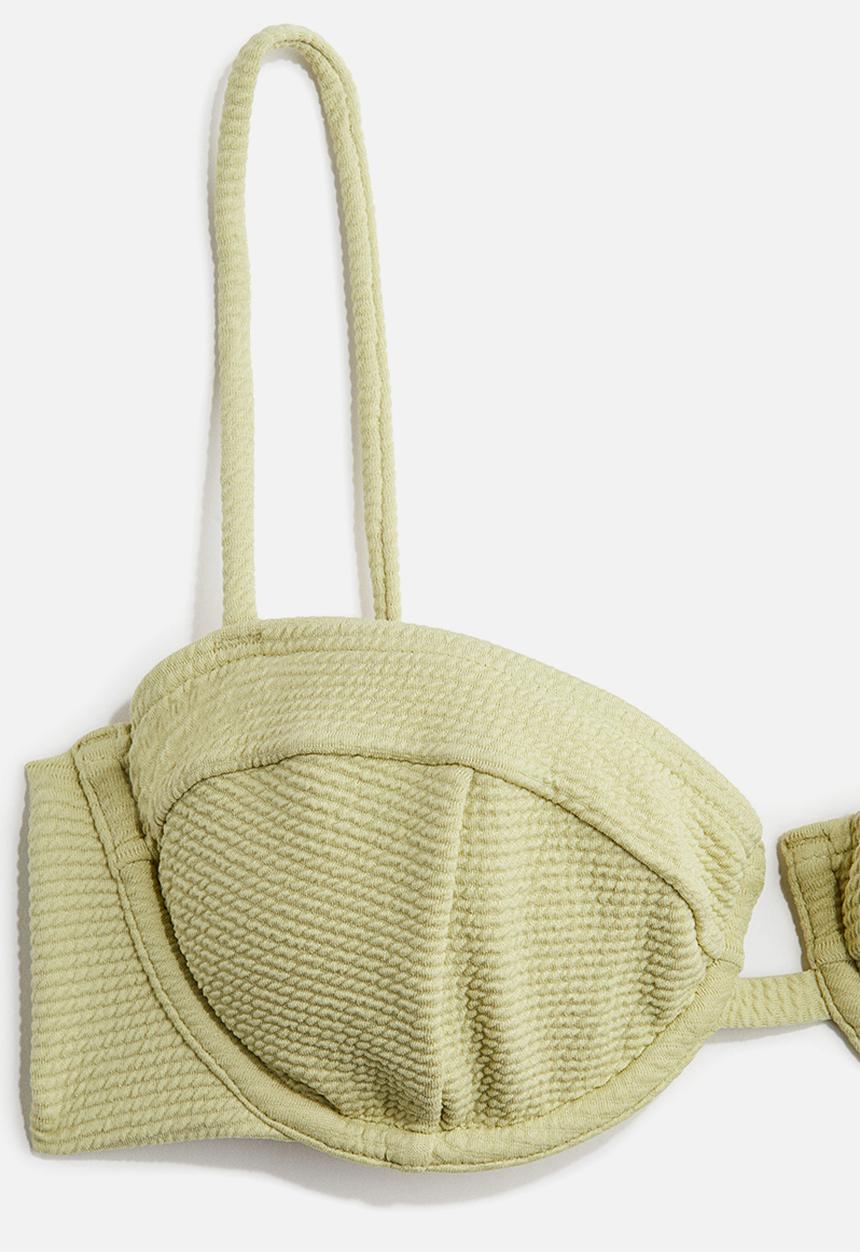 H&M - Bikini top - pistachio green