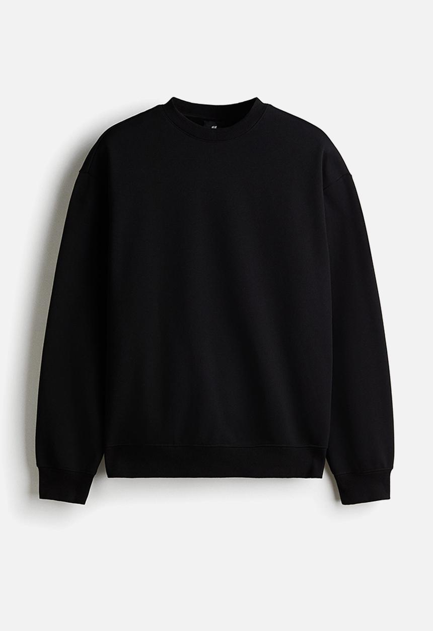H&M - Loose fit sweatshirt - black