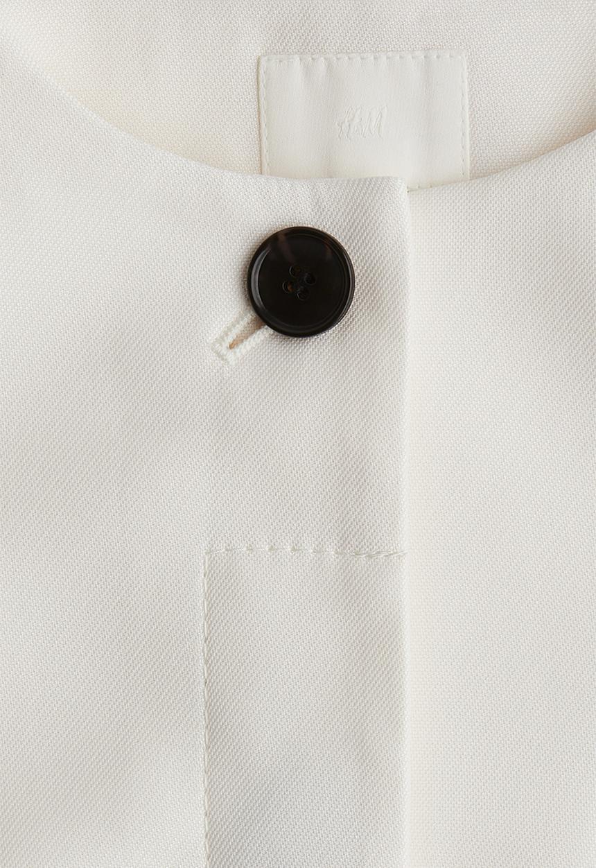 H&M - Fitted blazer - white